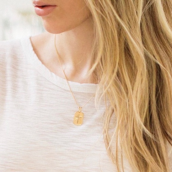11thstreet Jewelry - Cross Necklace | 18k Gold Filled